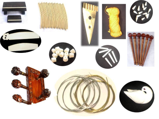 Professional Set Of Sitar Accessories