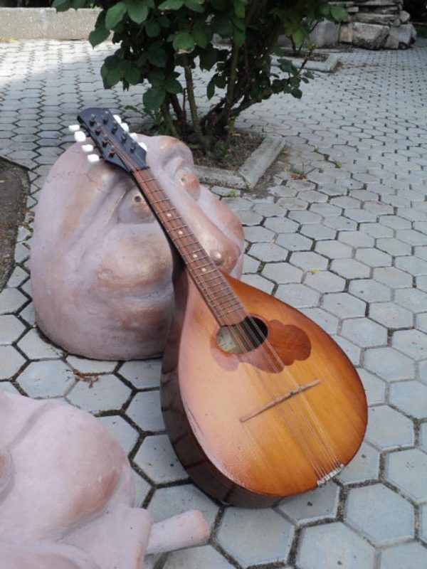 Vintage Mandolin Folk Guitar Ukulele