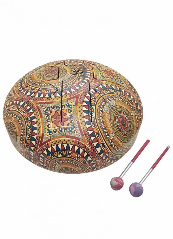 Handmade Indian Multicolor Hand Drum