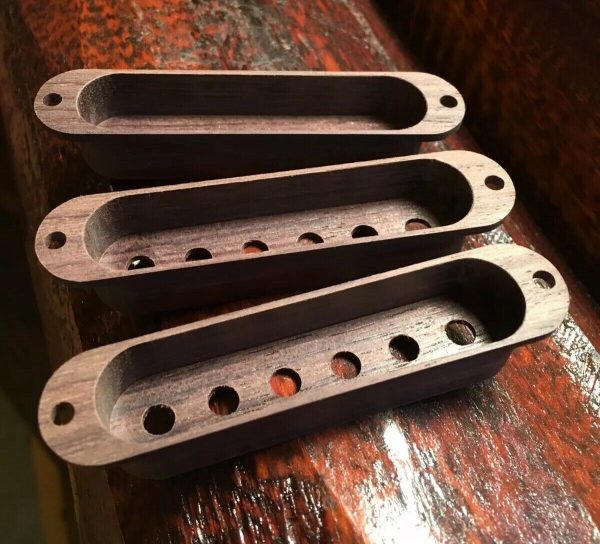 Indian Rosewood Stratocaster Pickup Covers