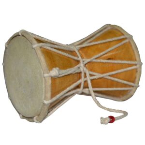 Handmade Damru/Shiv Damroo/Musical Instruments Damroo/Damru Multicolour Damru (6, Yellow)